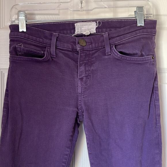 Current/Elliott Ankle Skinny in Eggplant - Picture 2 of 4